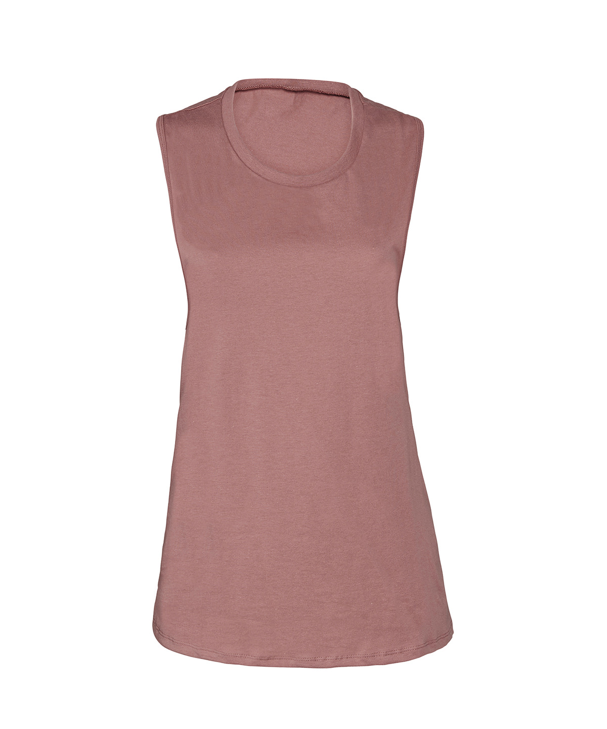 Womens Jersey Muscle Tank Mauve Size Large