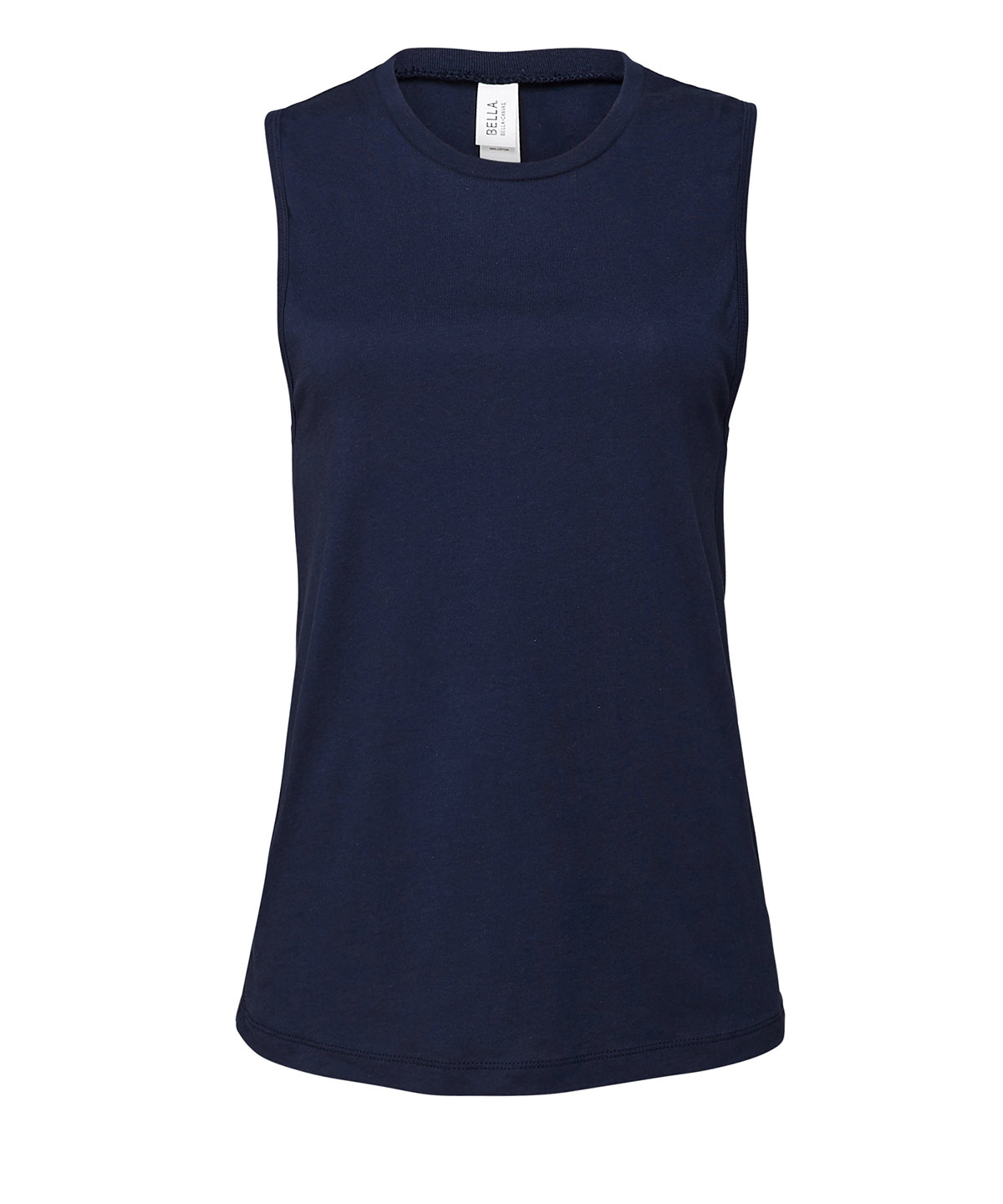 Womens Jersey Muscle Tank Navy Size Large