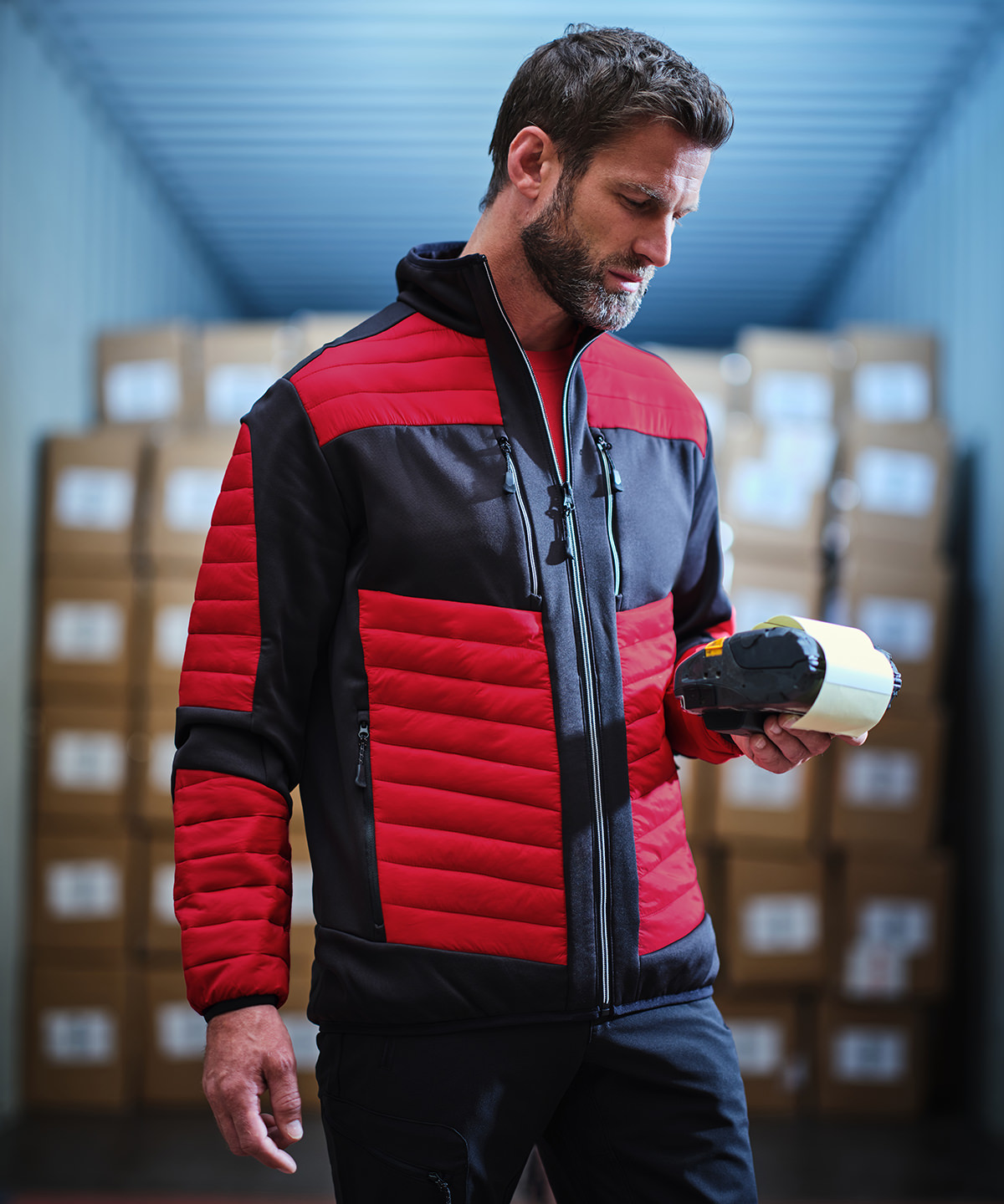 Picture of E-Volve unisex thermal hybrid jacket