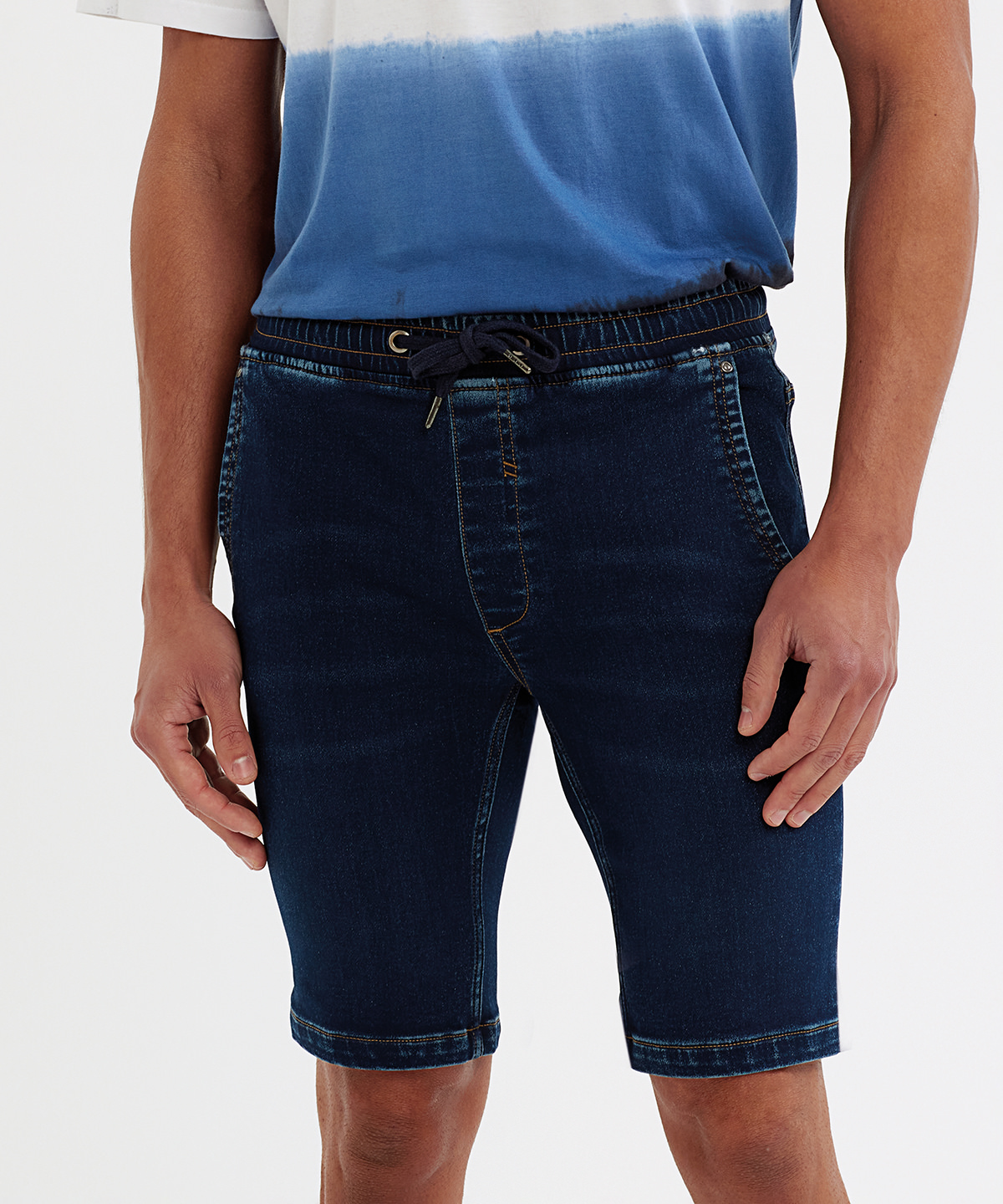 Picture of Men’s denim drawstring shorts