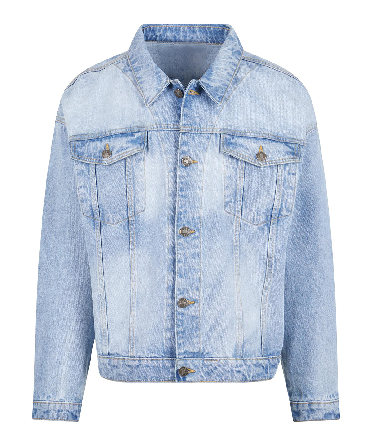 Heavy ounce boxy denim jacket image 3