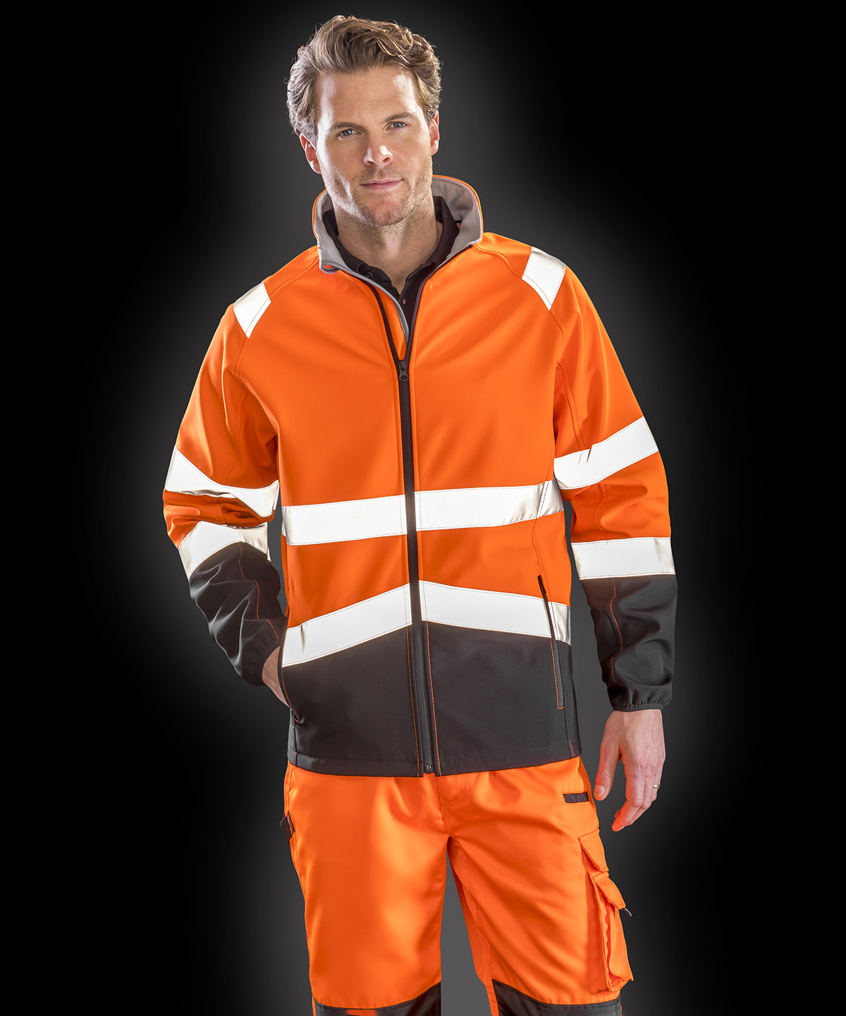 Picture of Printable safety softshell jacket