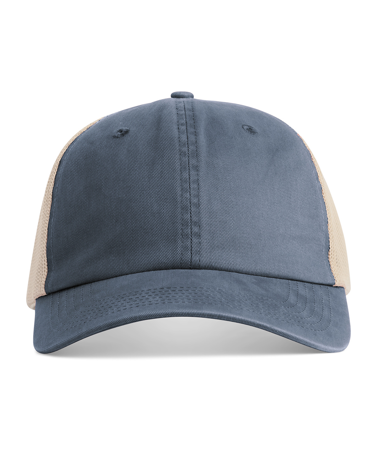 Sunwashed trucker cap, front