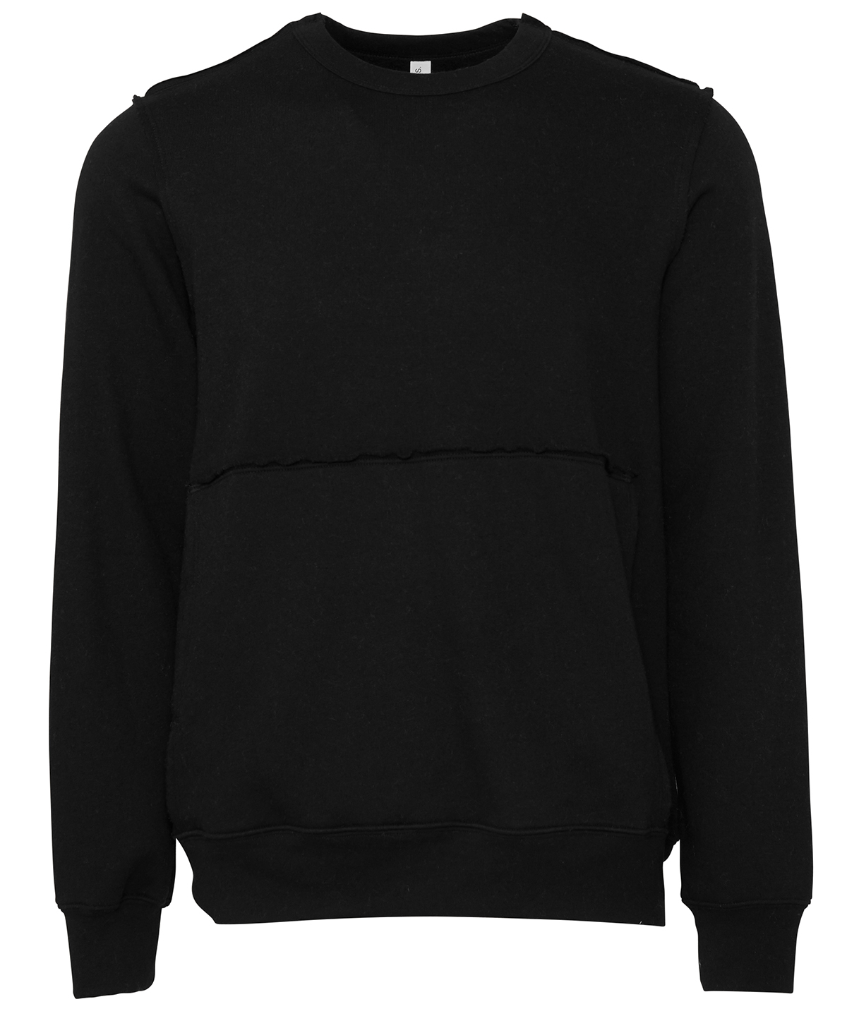 Unisex raw-seam crew pullover Unisex raw-seam crew pullover