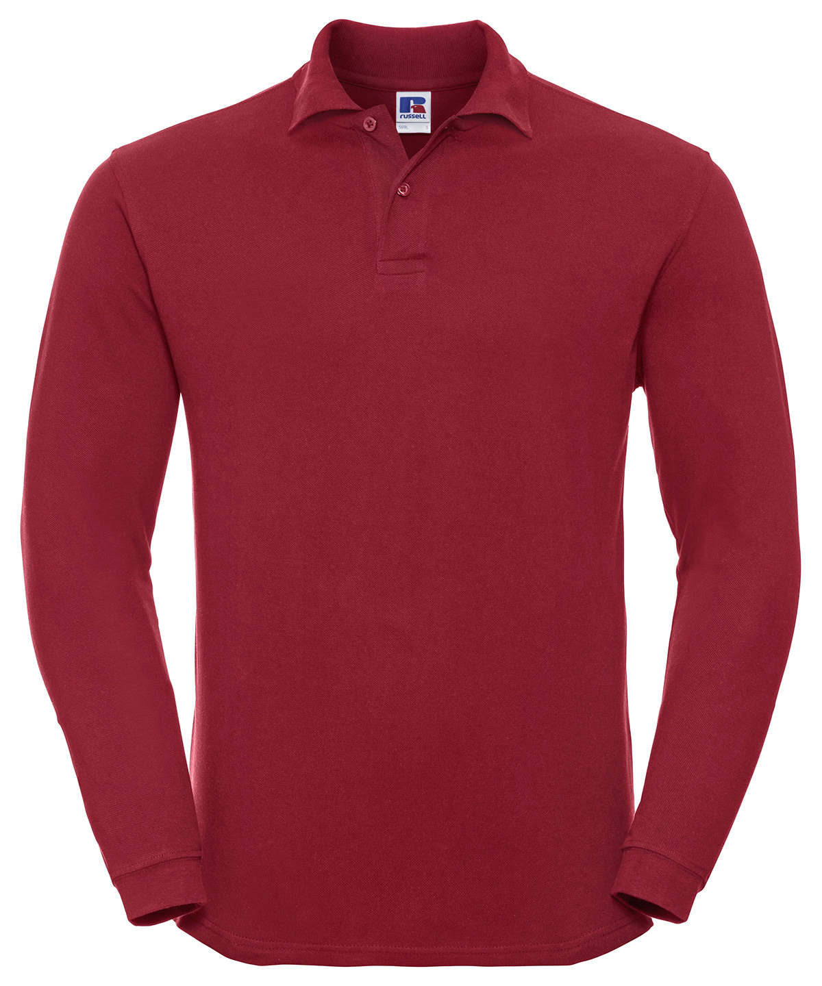 Long sleeve classic cotton polo