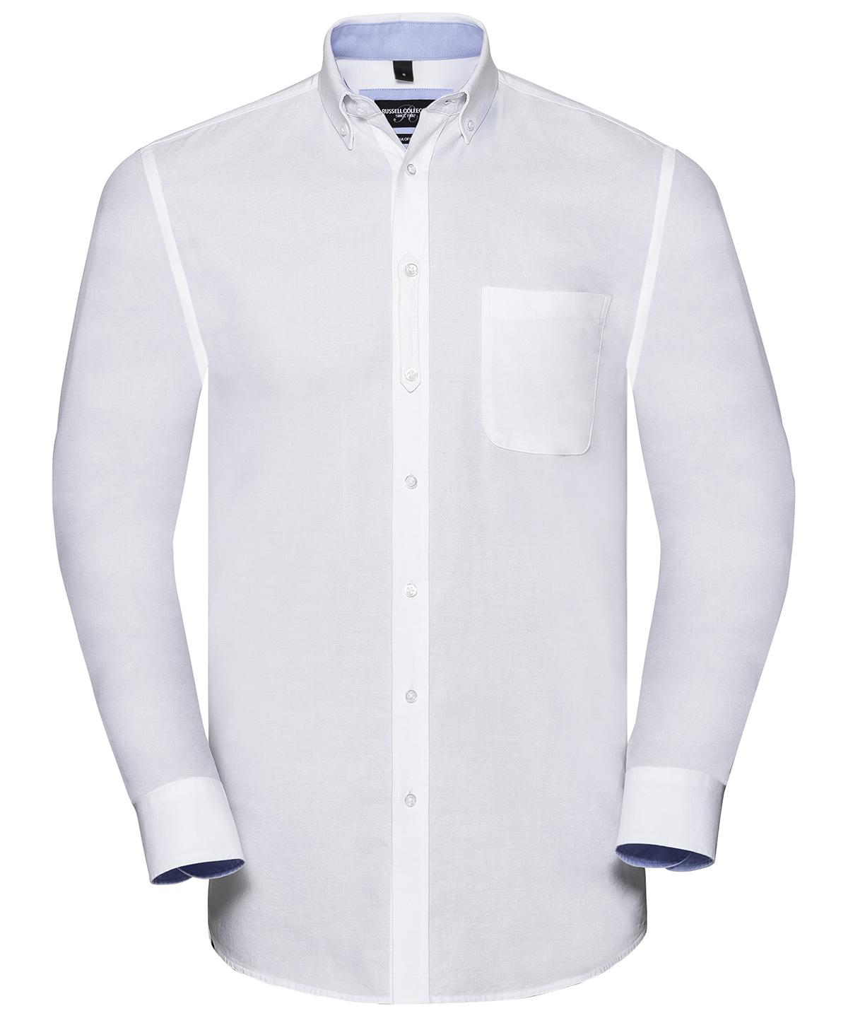 Picture of Long sleeve tailored washed Oxford shirt