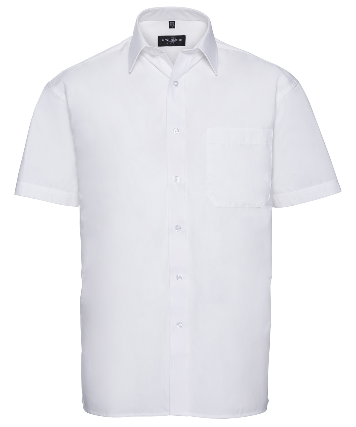 Picture of Short sleeve pure cotton easycare poplin shirt