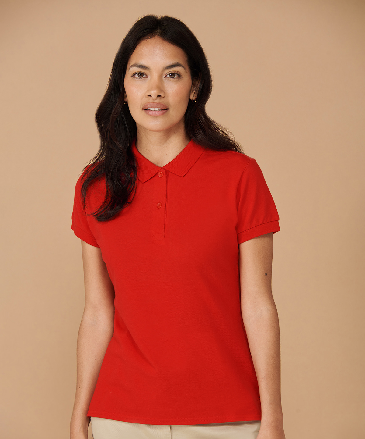 Picture of Women's micro-fine piqué polo shirt