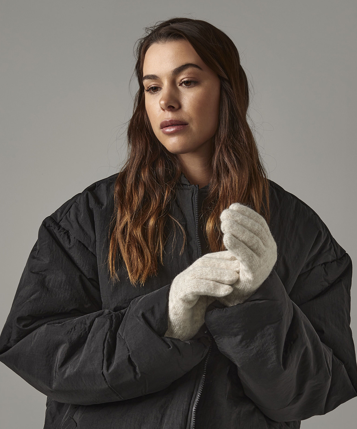 Cosy ribbed-cuff gloves Cosy ribbed-cuff gloves