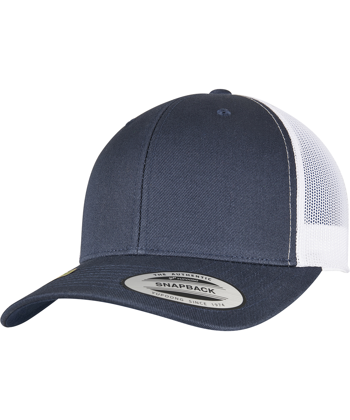 Yp Classics Recycled Retro Trucker Cap 2-Tone (6606Rt) Navy/White Size One Size