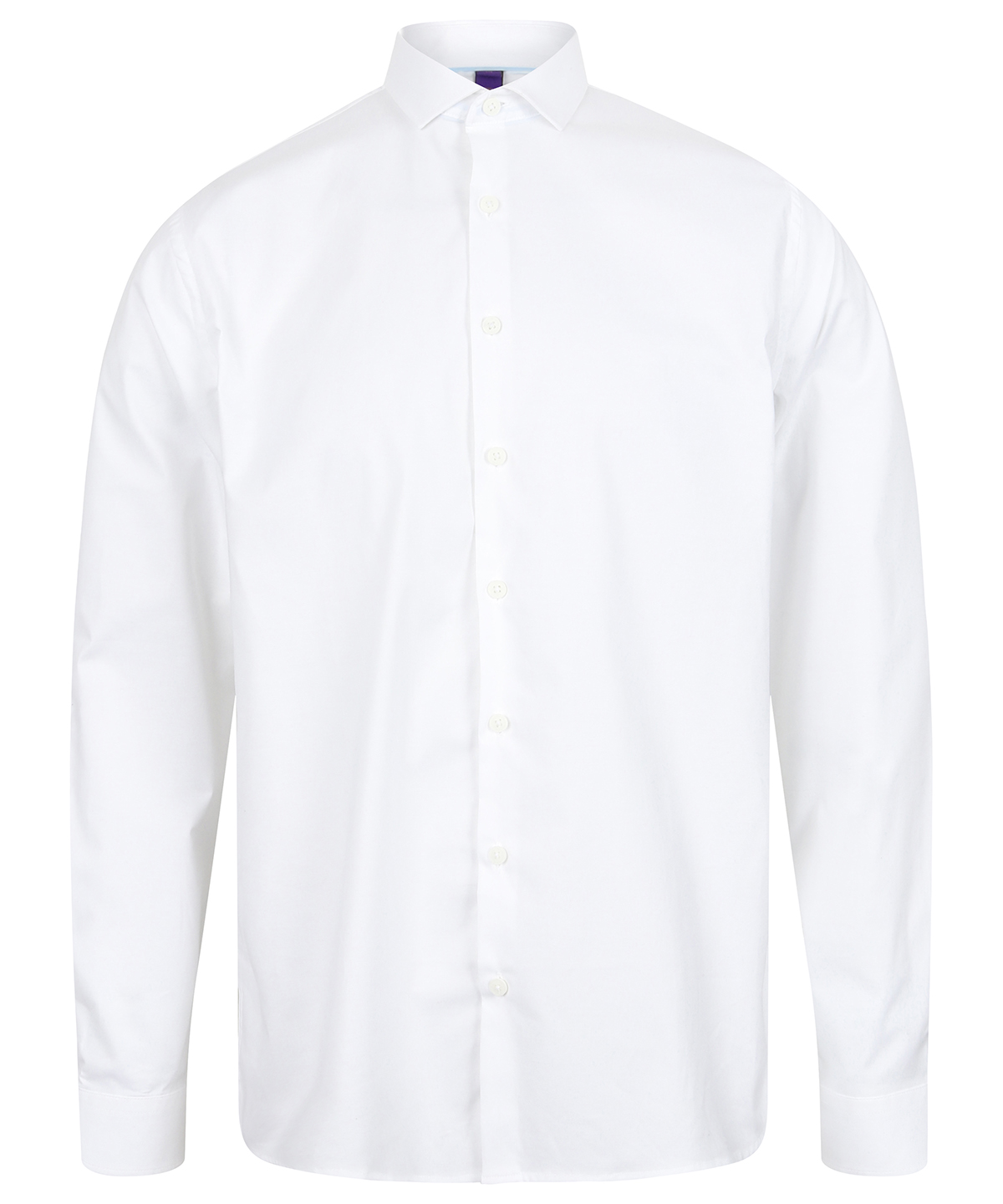 Long Sleeve Stretch Shirt White Size 2XLarge