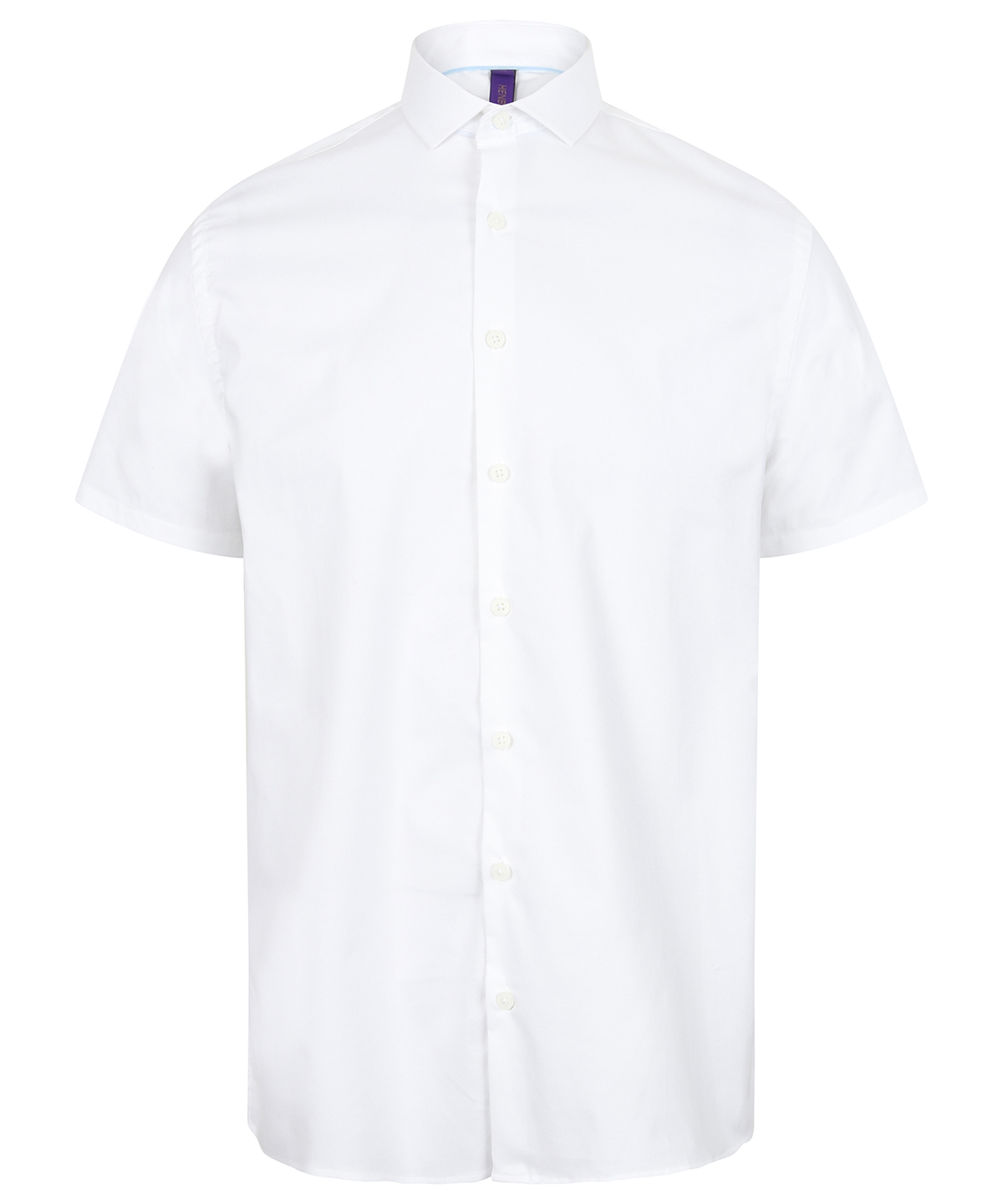 Short Sleeve Stretch Shirt White Size 2XLarge