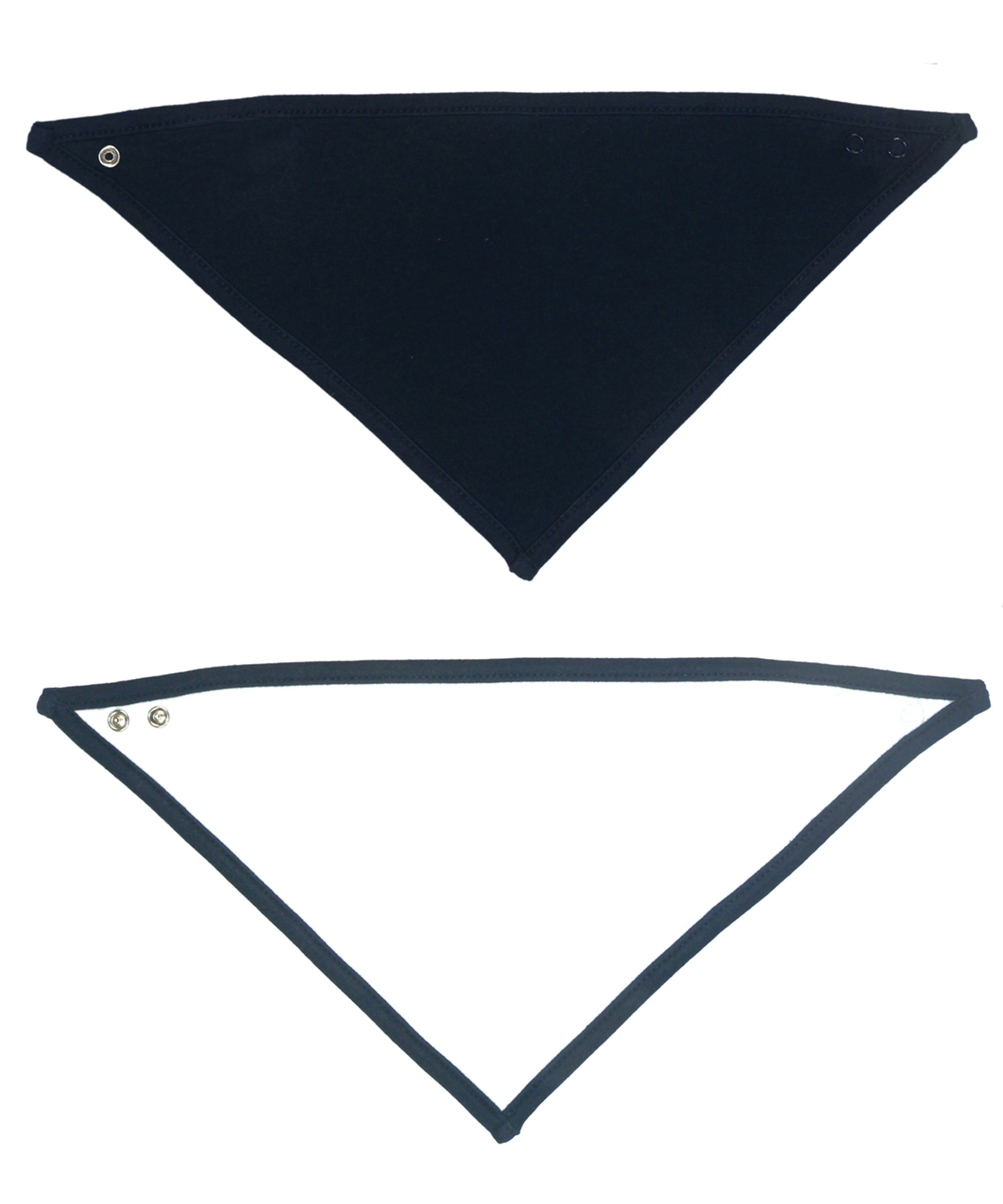 Bandana Bib White/Nautical Navy Size One Size