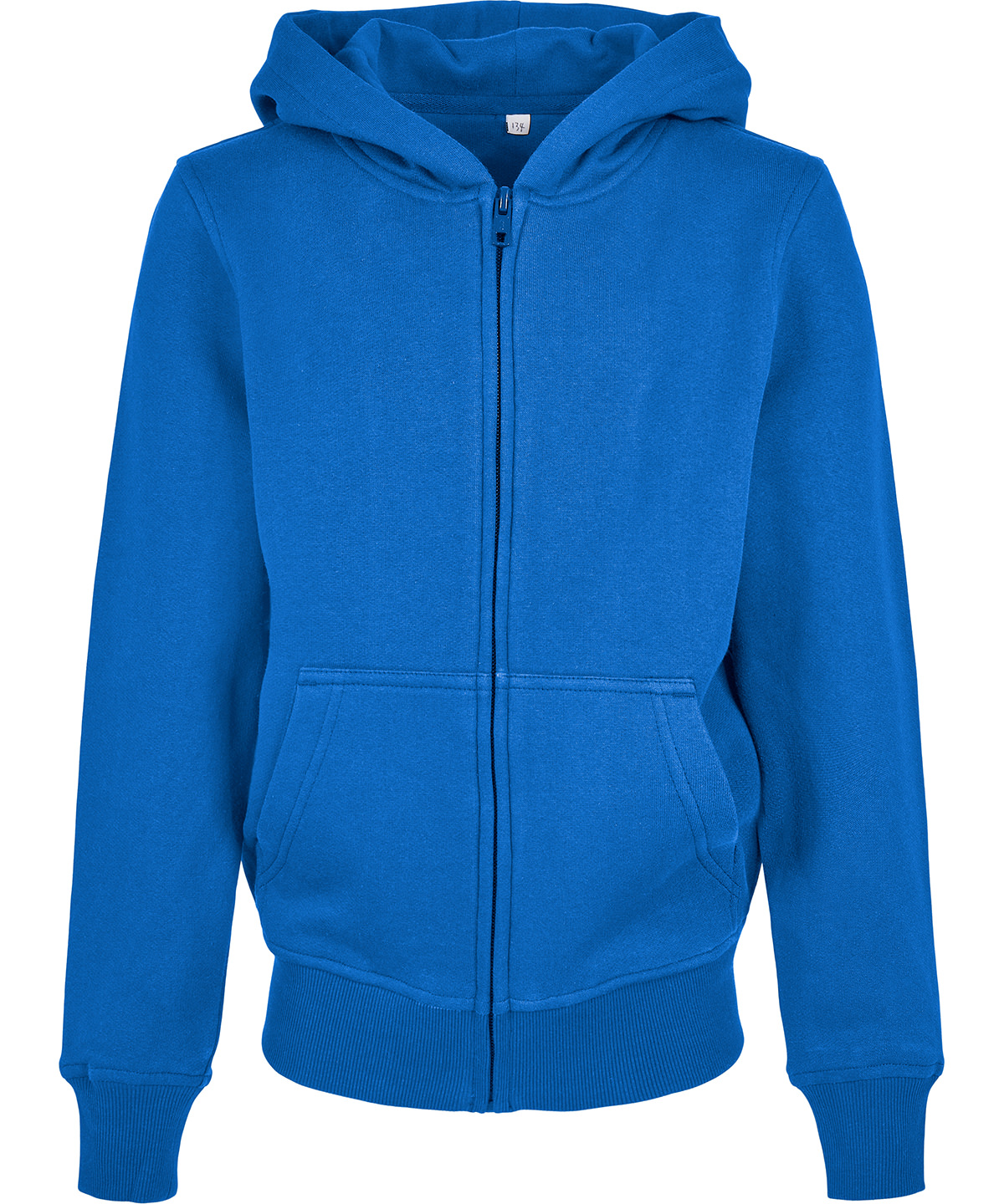 Build Your Brand Organic kids basic zip hoodie INTB 13/14 Years
