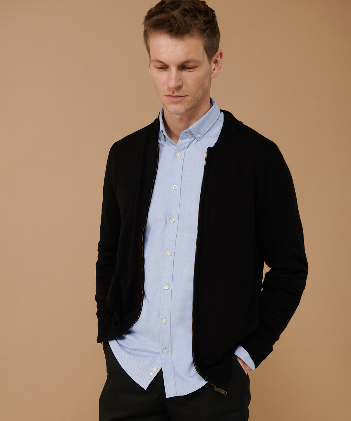 Picture of Unisex zip-through cardigan