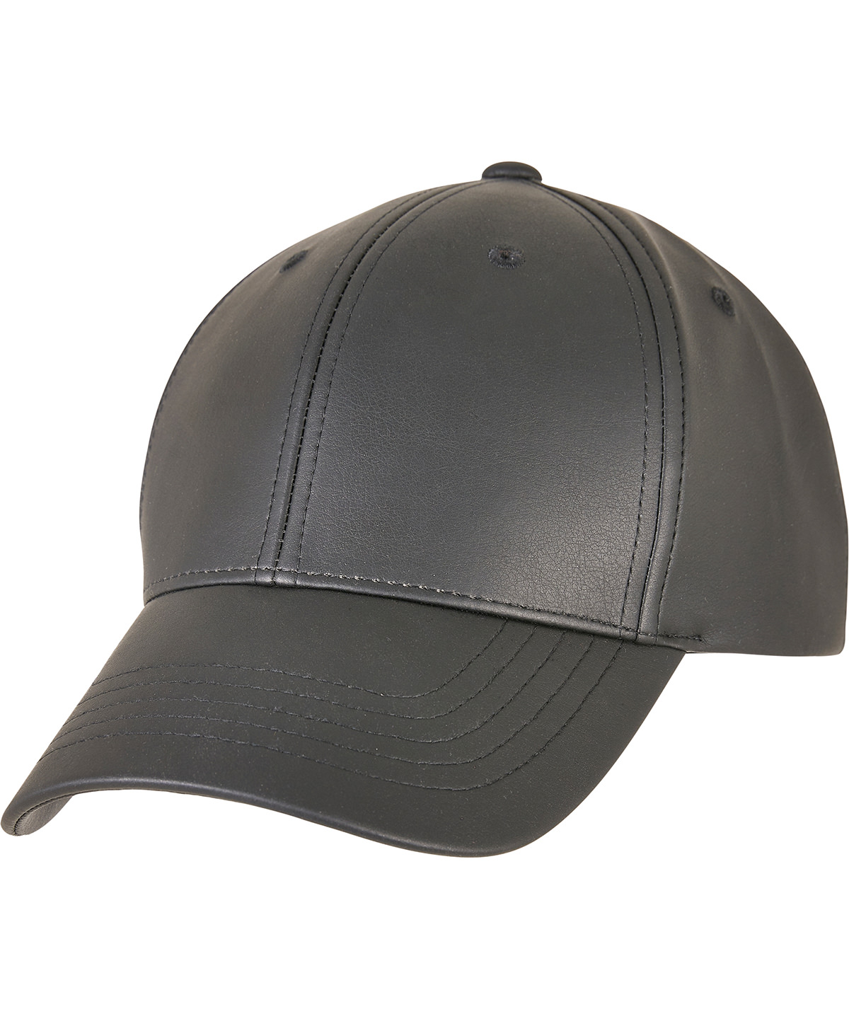 Picture of Synthetic leather alpha shape dad cap (6245AL)