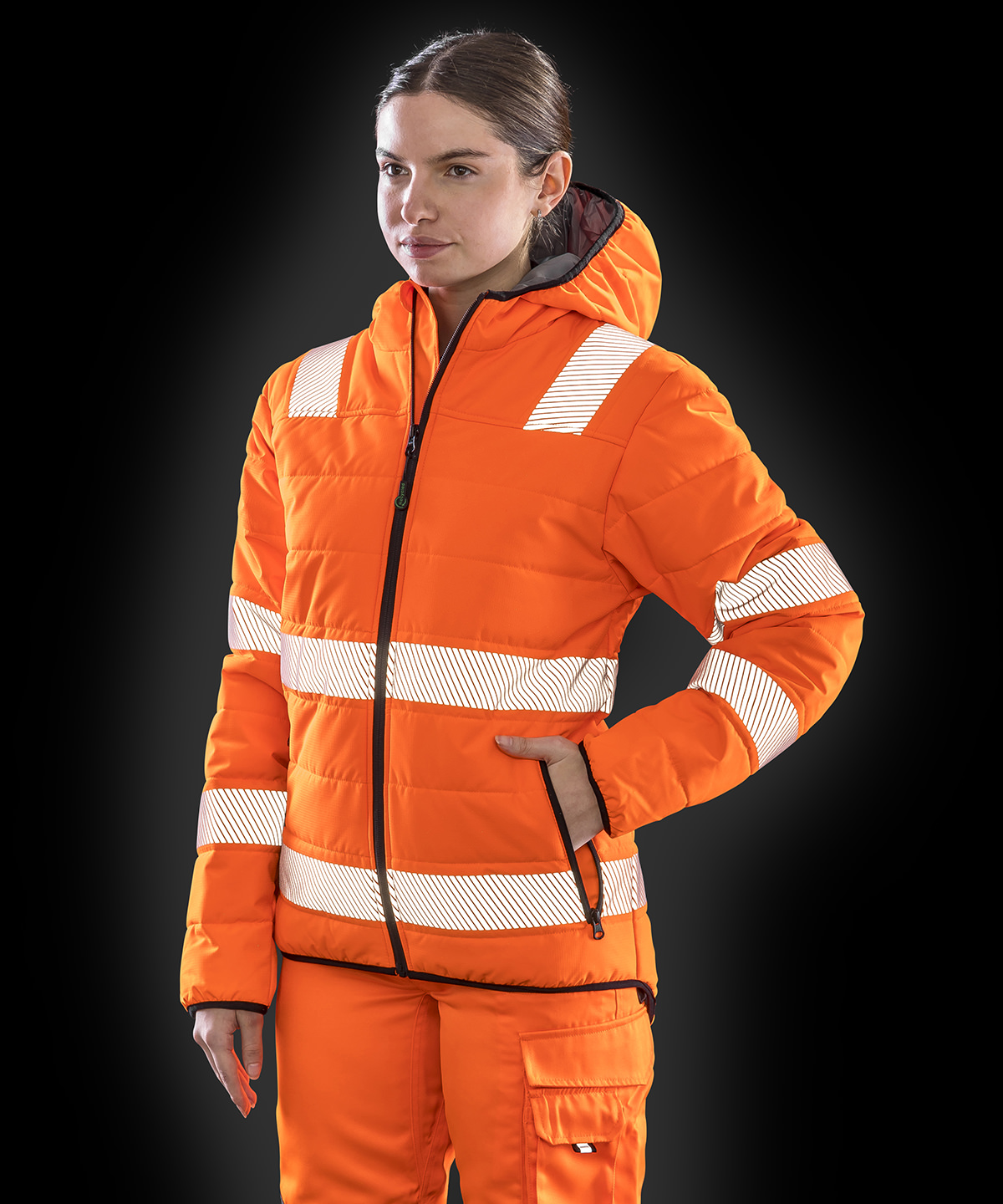 Recycled ripstop padded safety jacket