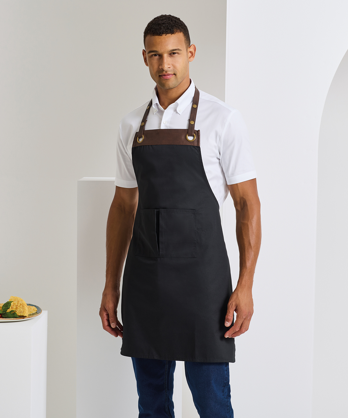Espresso bib apron Espresso bib apron