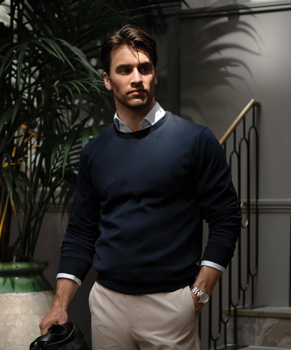 Beaufort – extra fine Cashwool® merino knit-Nimbus