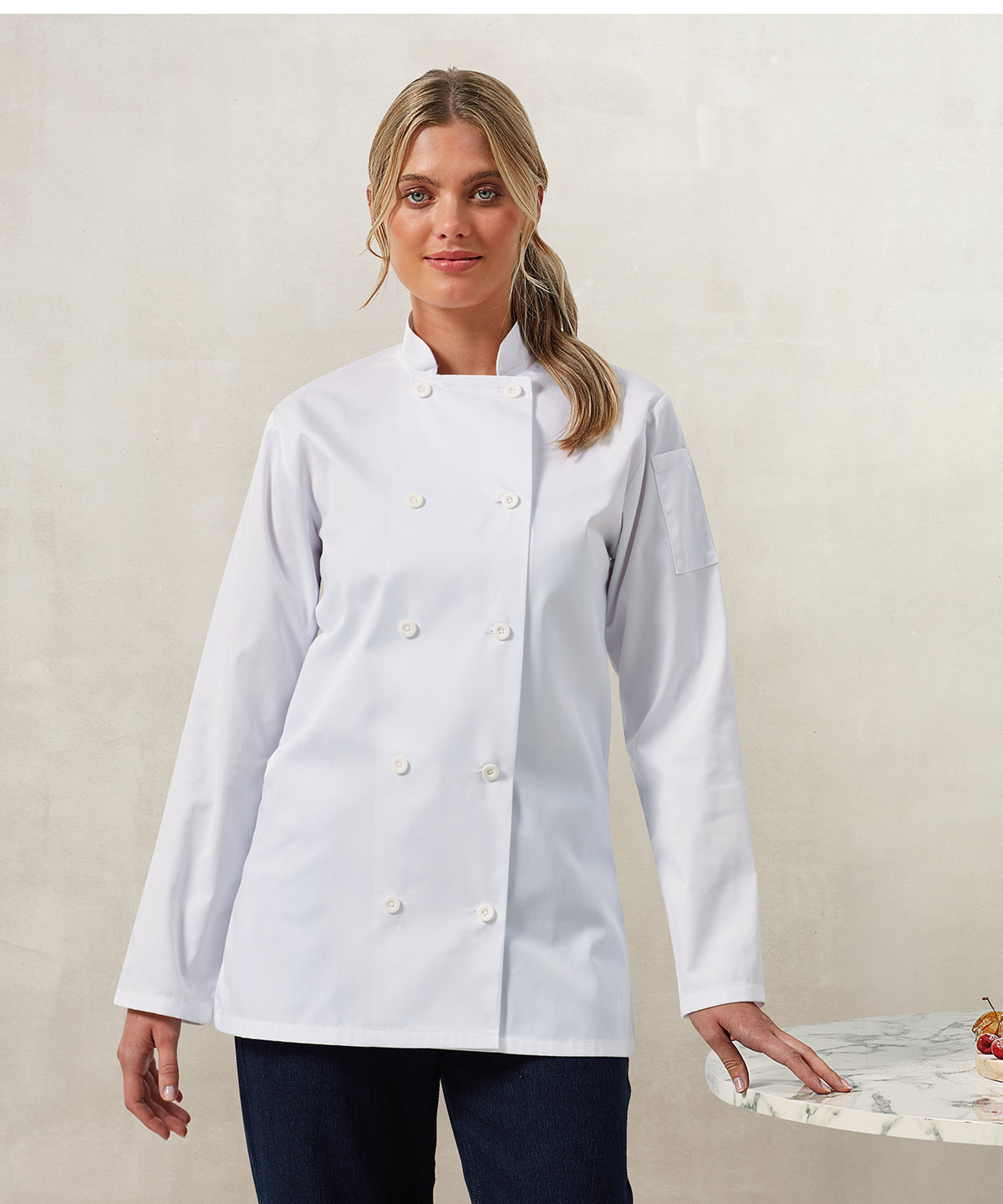 Picture of Women's long sleeve chef's jacket