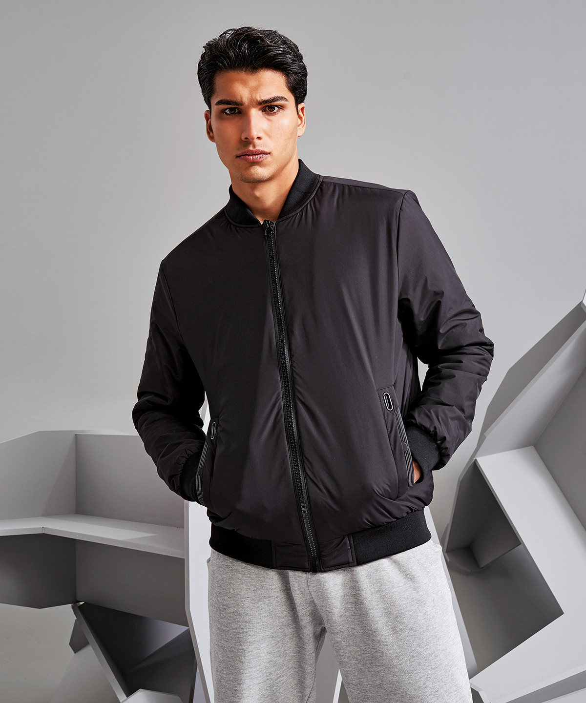 Picture of Delta plain bomber jacket