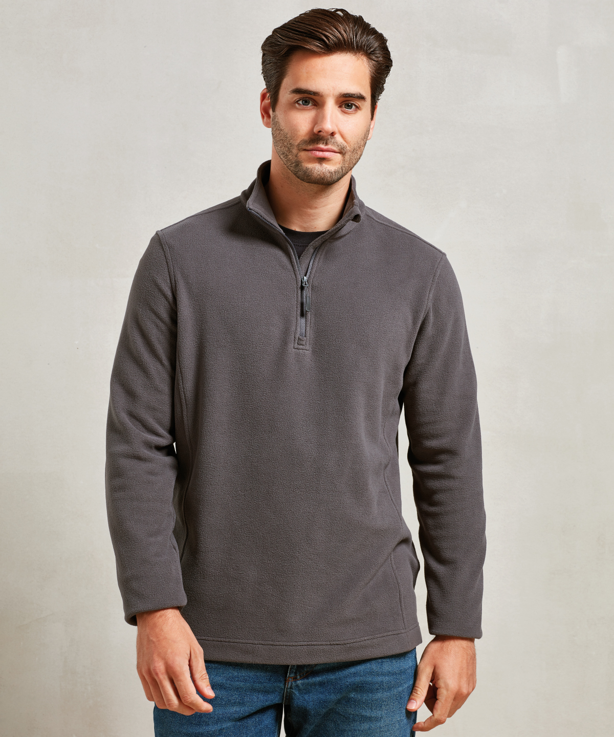 Unisex ‘Recyclight’ 1/4 zip microfleece