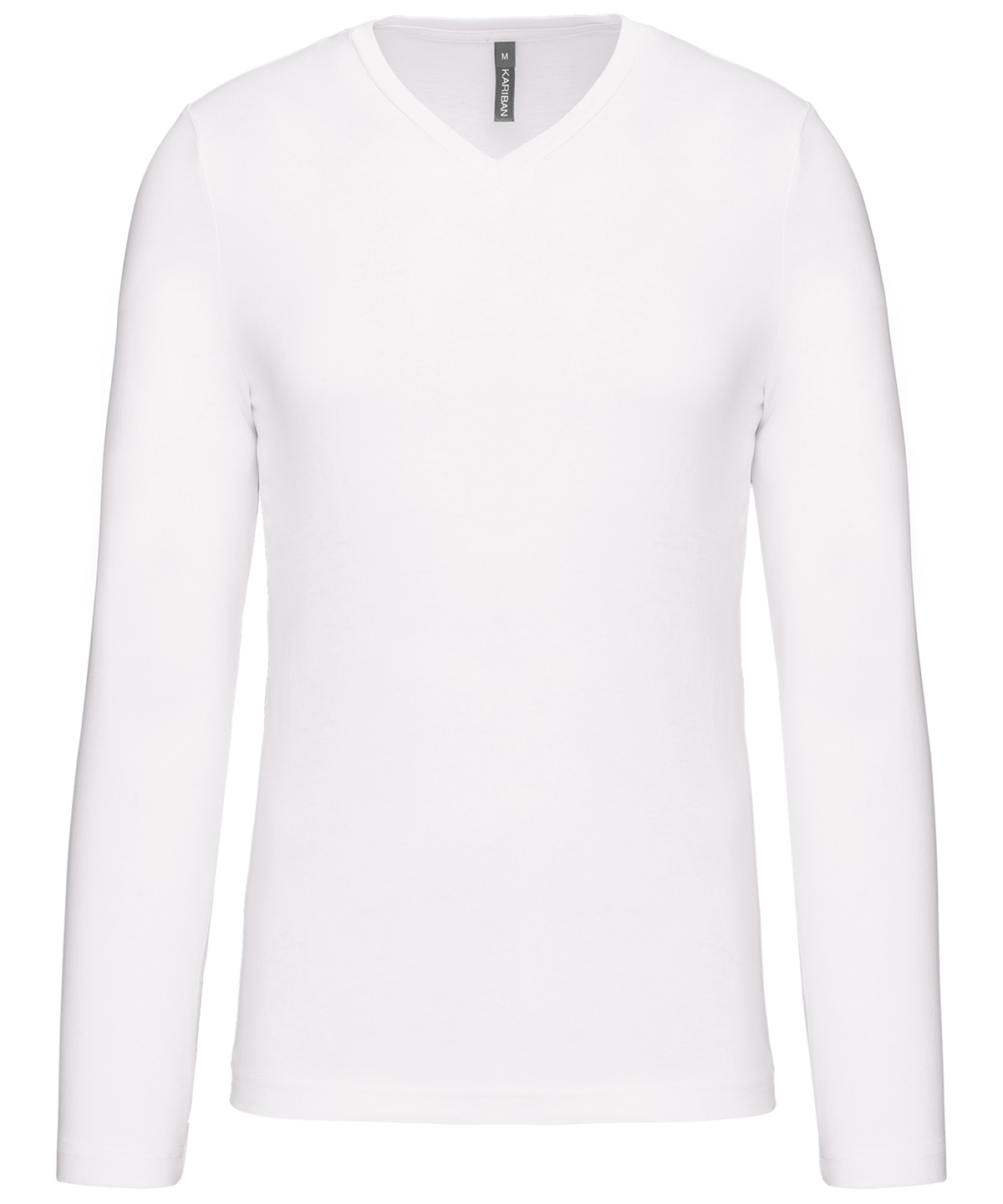 Men's long-sleeved V-neck T-shirt - Kariban