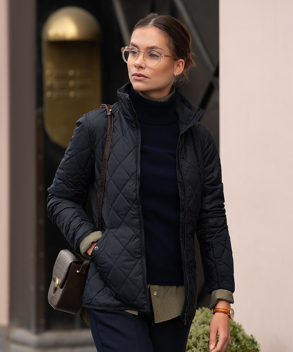 Women&#8217;s Henderson &#8211; stylish diamond quilted jacket-Nimbus