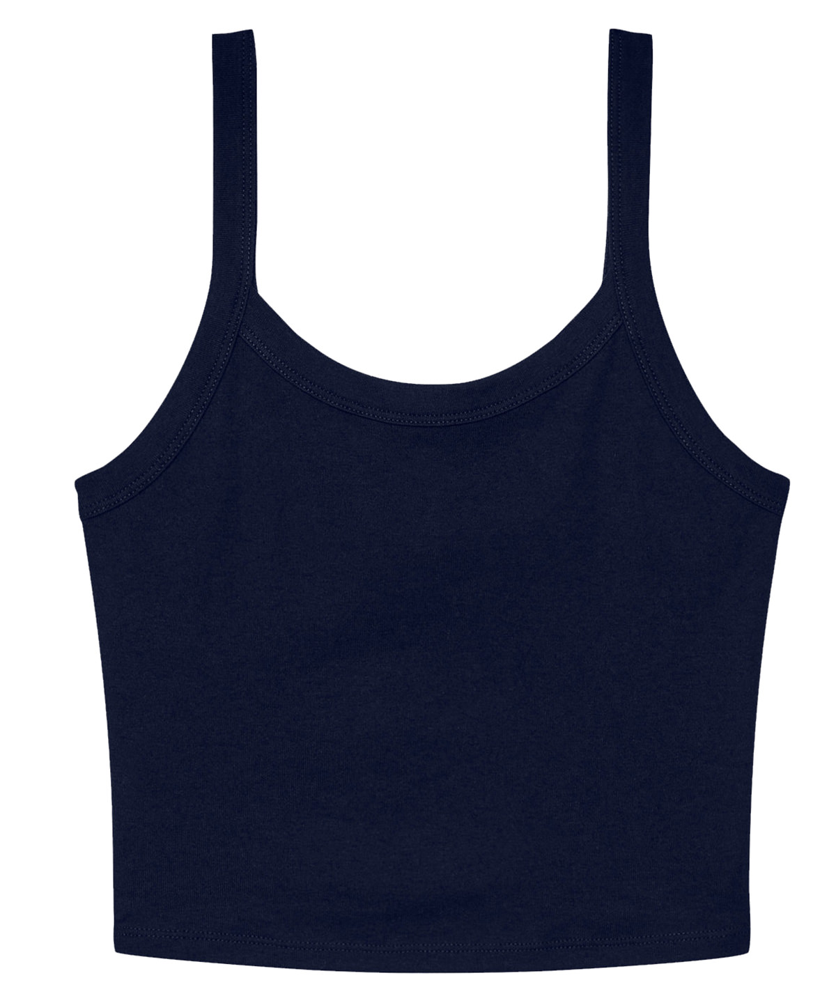 Women’s micro rib spaghetti strap tank image 5
