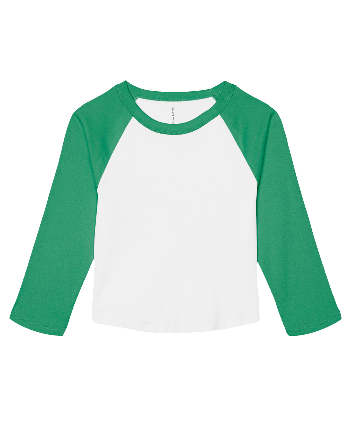 Women’s micro rib 3/4 raglan baby t-shirt image 5