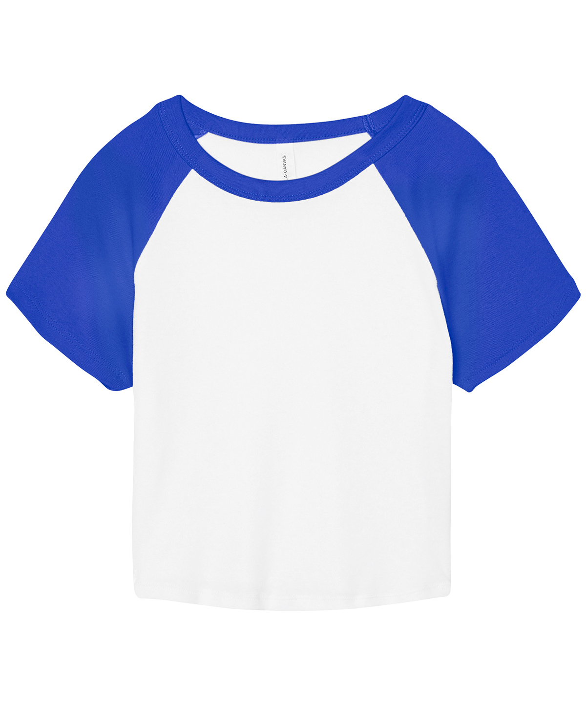 Bella Canvas Women’s micro rib raglan baby t-shirt WHTR XS