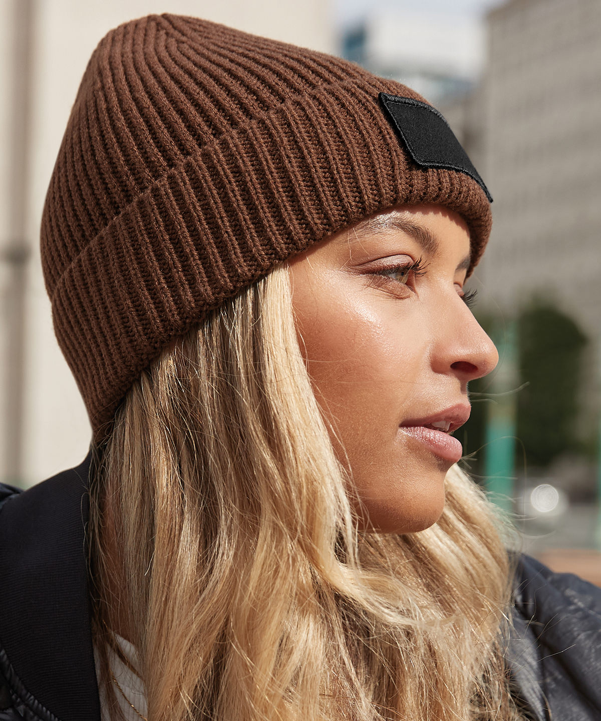 Picture of Fashion patch beanie