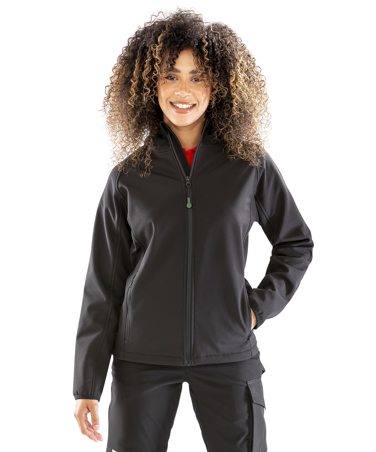 Picture of Women’s recycled 3-layer printable hooded softshell