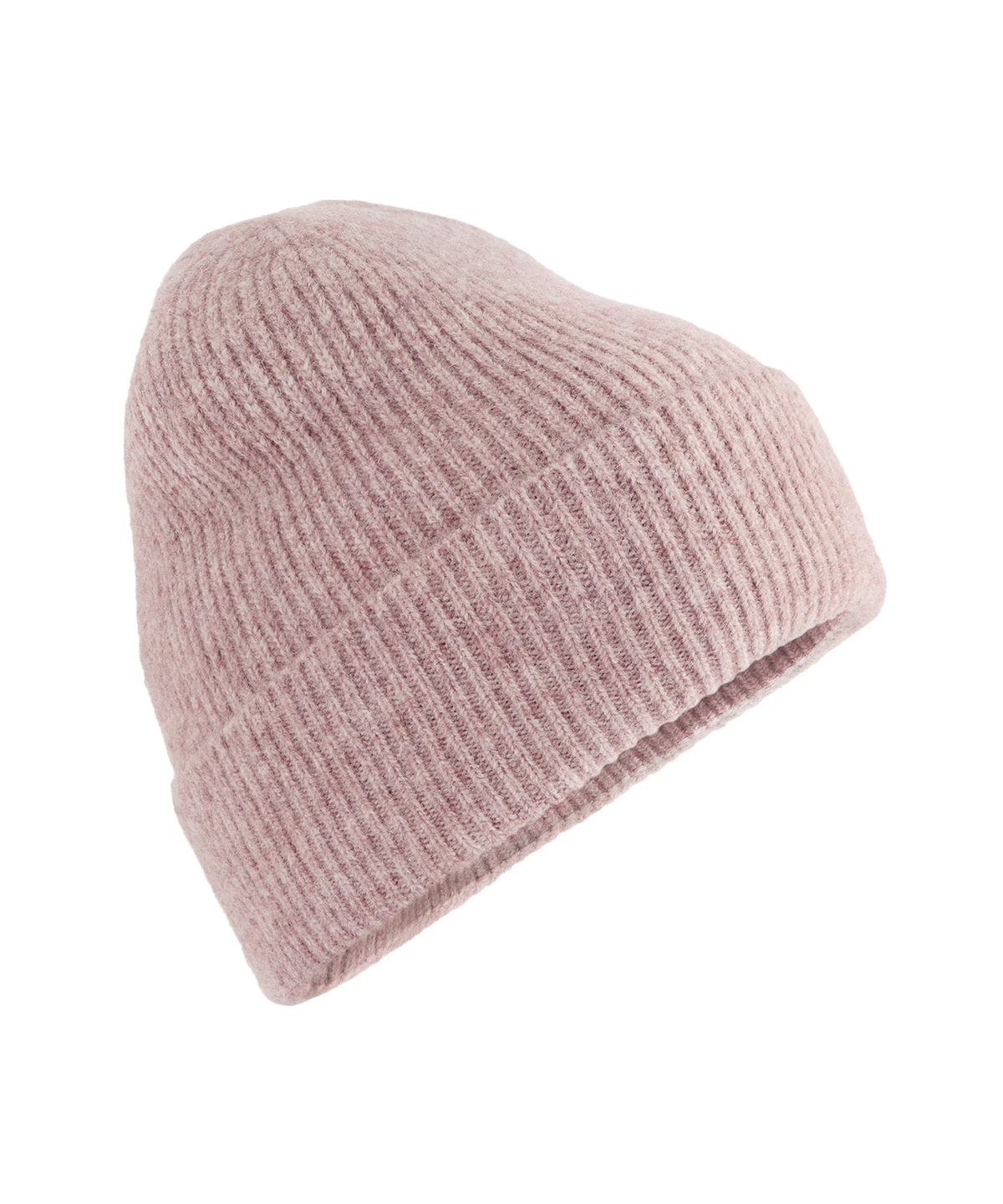 Beechfield Wool Blend Beanie B388 in Pink Marl