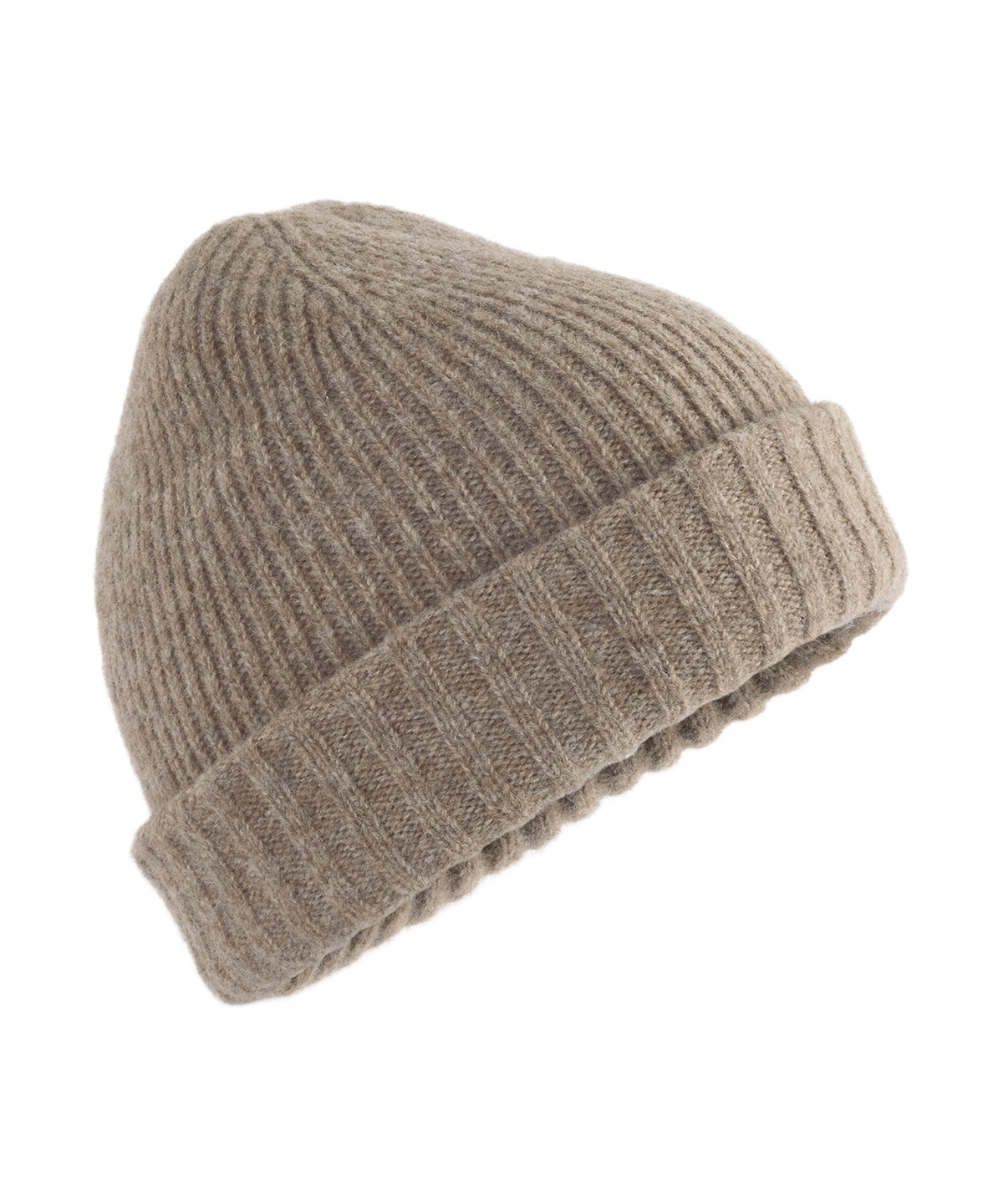 Beechfield Stonefell Beanie B389 in Light Brown Marl
