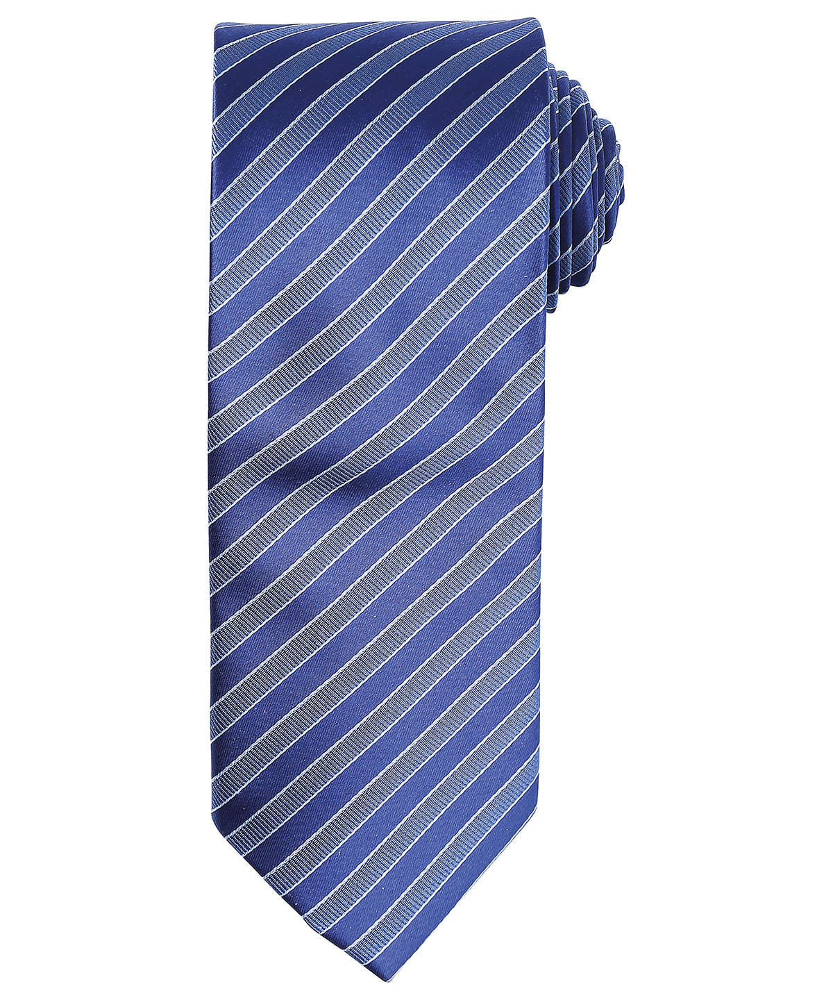 Double Stripe Tie Navy/Blue Size One Size