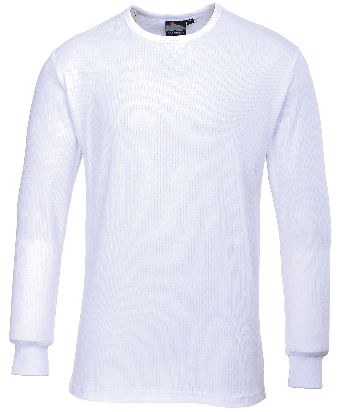 Thermal T-Shirt Long Sleeved (B123) White Size 2XLarge