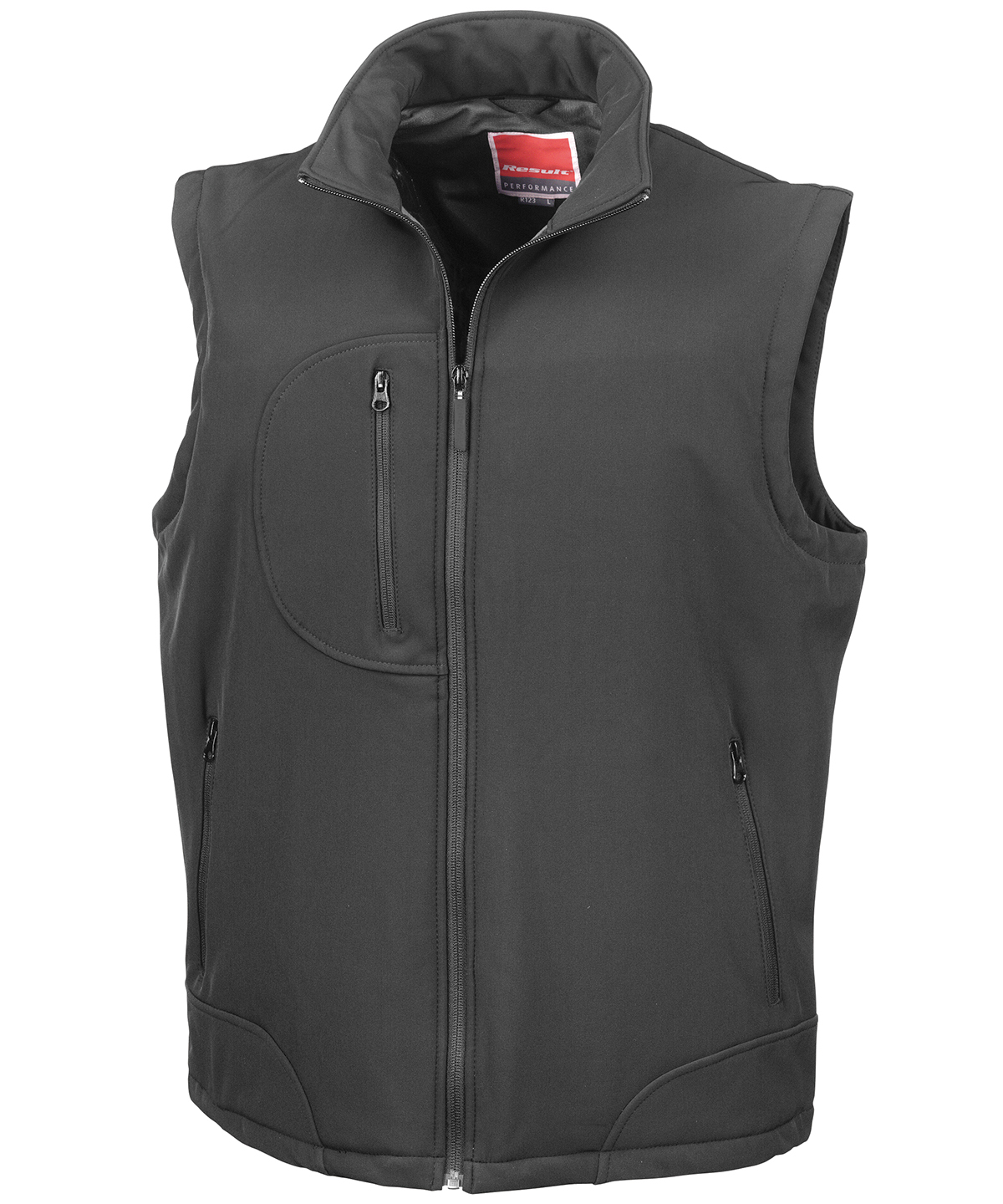 Softshell Bodywarmer Black/Black Size 2XLarge