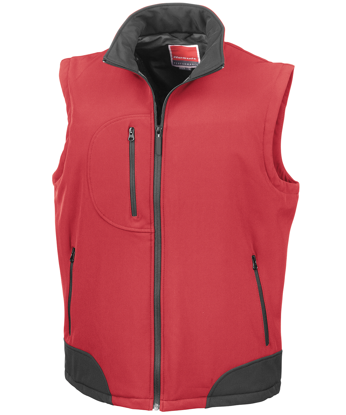 Softshell Bodywarmer Red/Black Size 2XLarge