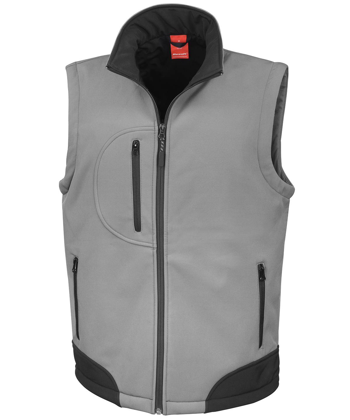 Softshell Bodywarmer WG Grey/Black Size 2XLarge