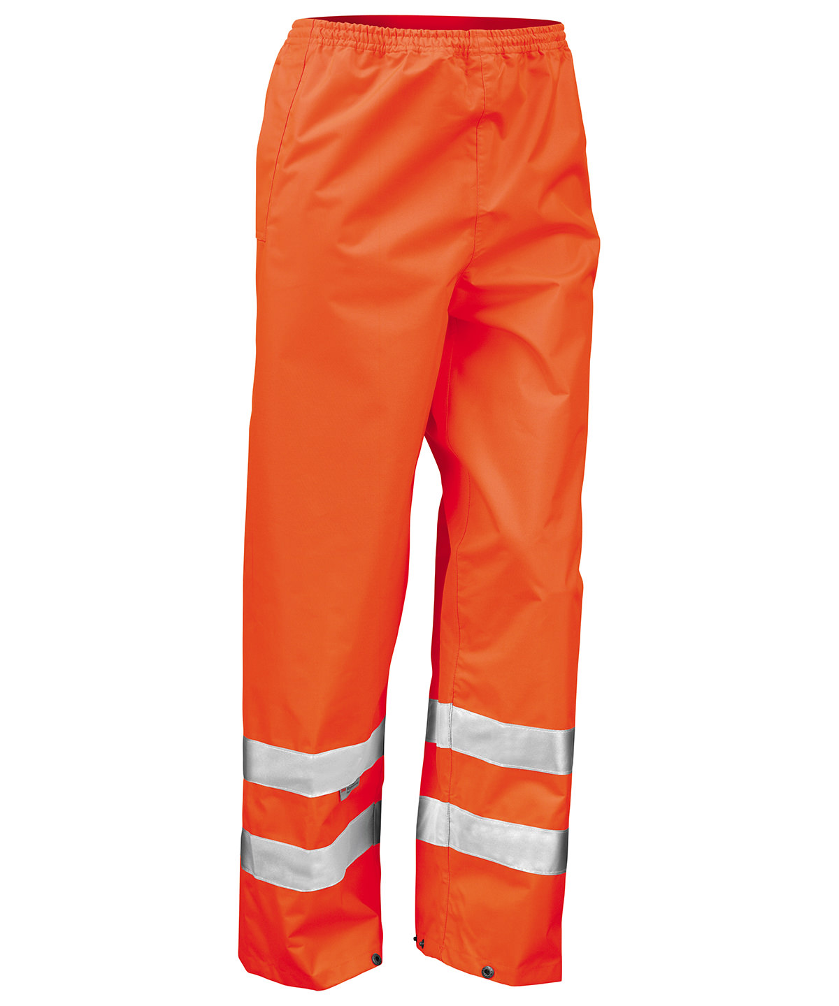 Safety High-Viz Trousers Fluorescent Orange Size Small/Medium