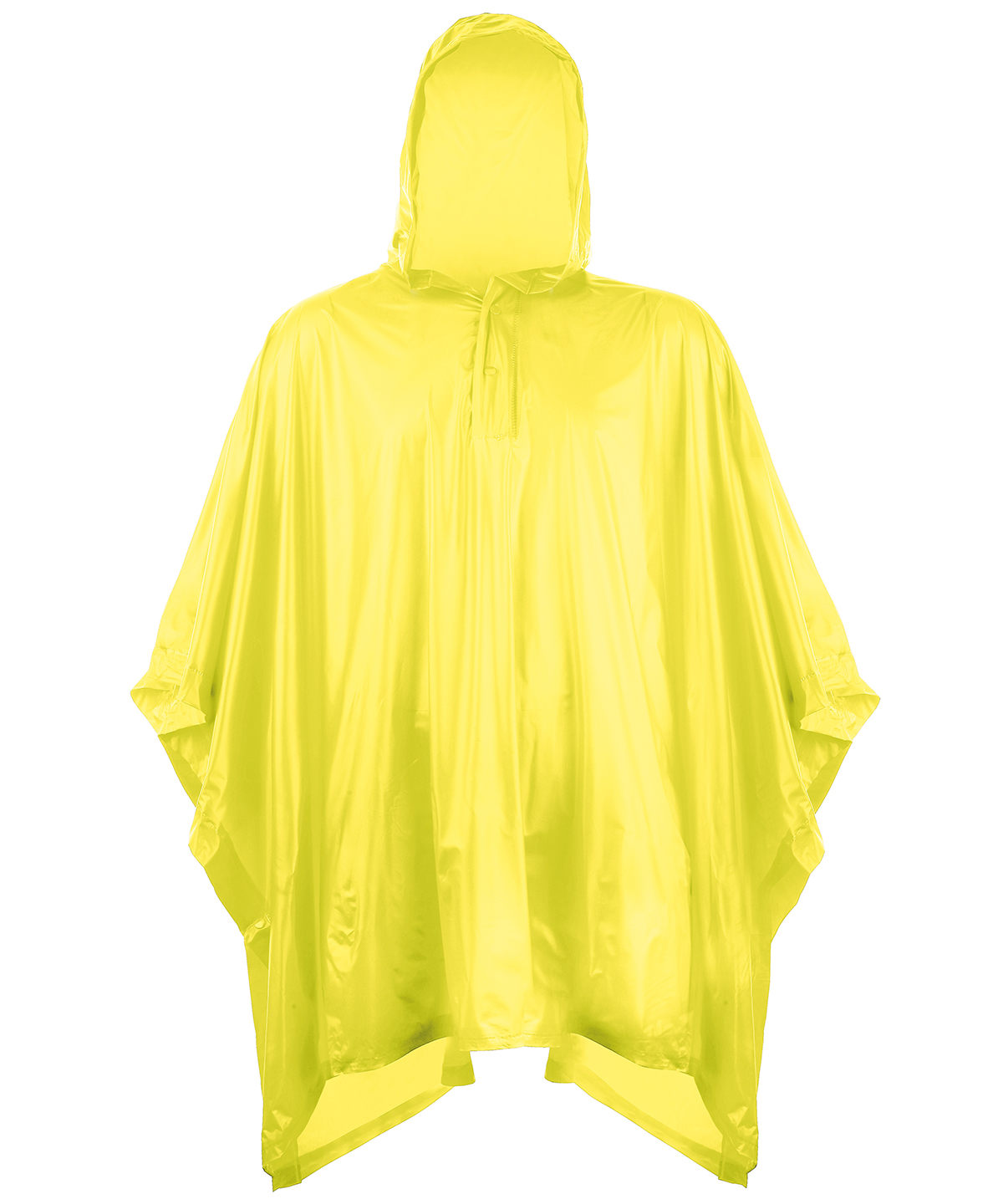 Kids Plastic Poncho Yellow Size One Size