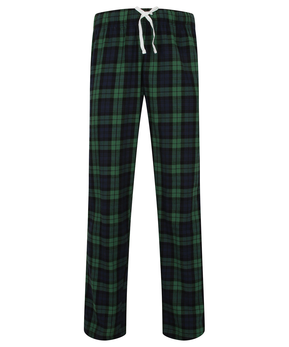 Navy/Green Check