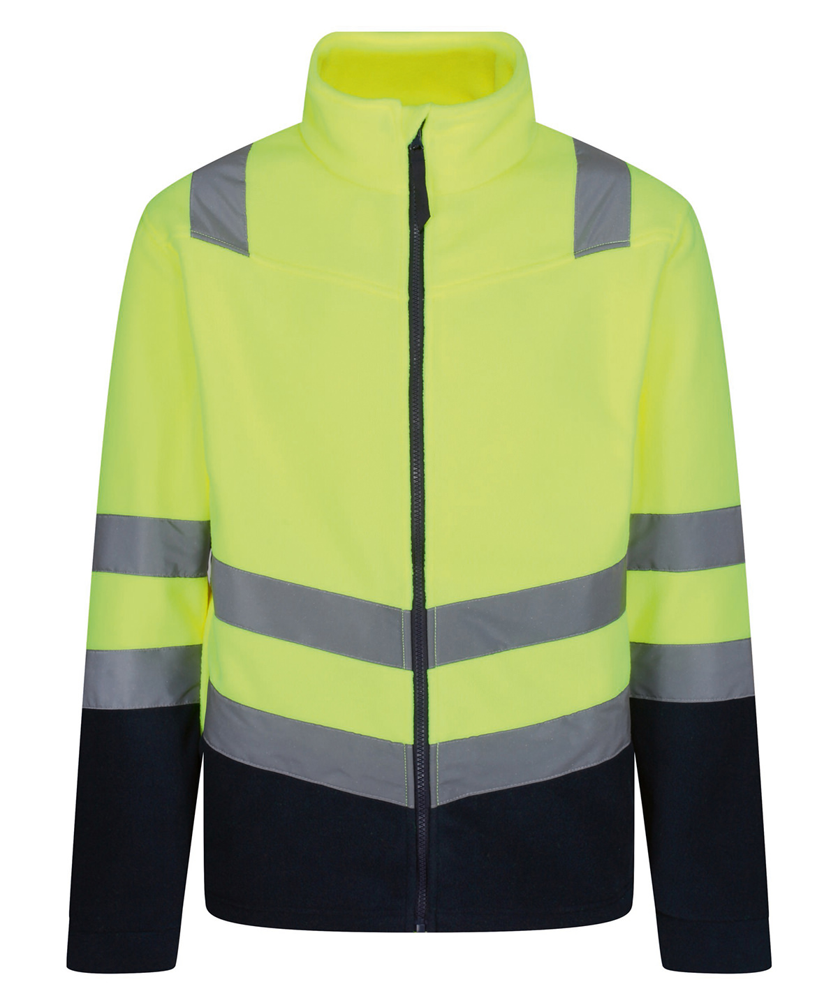 Pro Hi-Vis 250 Fleece Yellow/Navy Size 2XLarge
