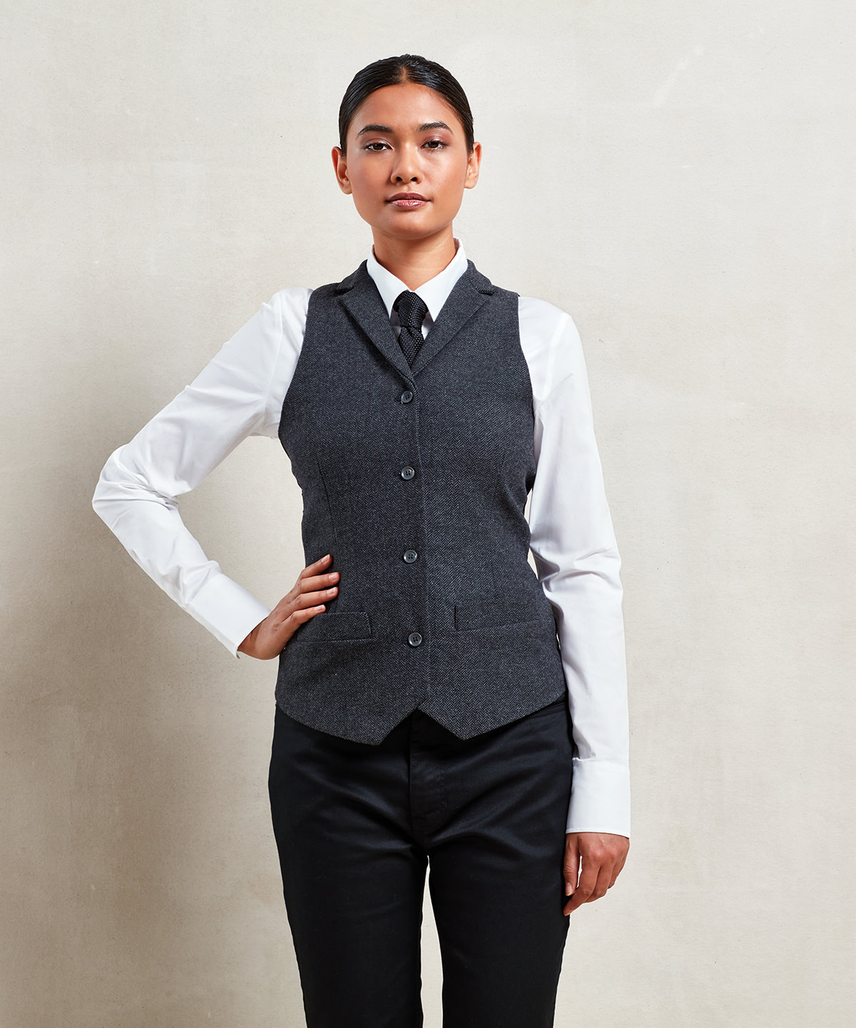 Picture of Women's herringbone waistcoat