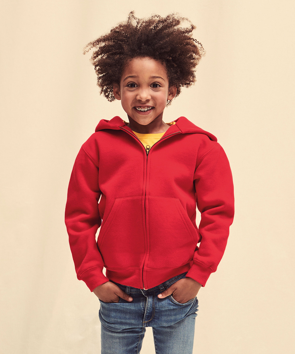 Picture of Kids premium hooded sweatshirt jacket