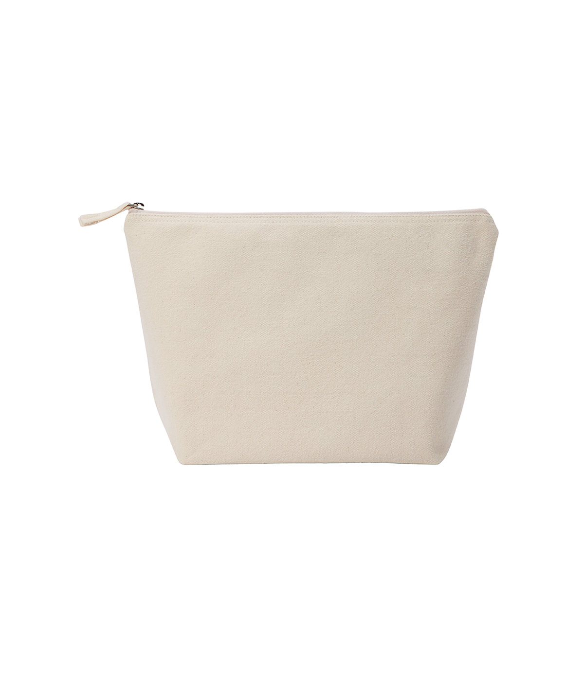 Recycled luxe accessory bag, front