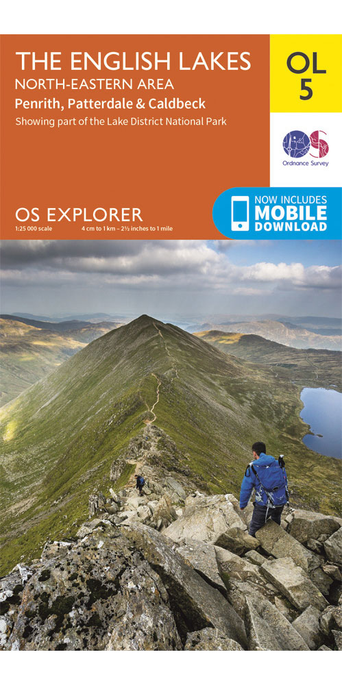 Ordnance Survey The english Lakes - North eastern Area - OS explorer OL5 Map