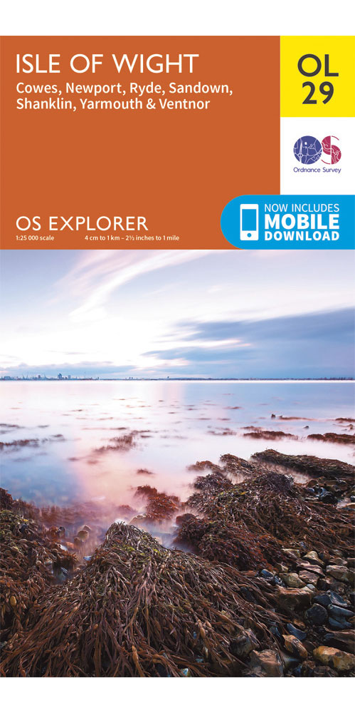 Ordnance Survey Isle of Wight   OS Explorer OL29 Map