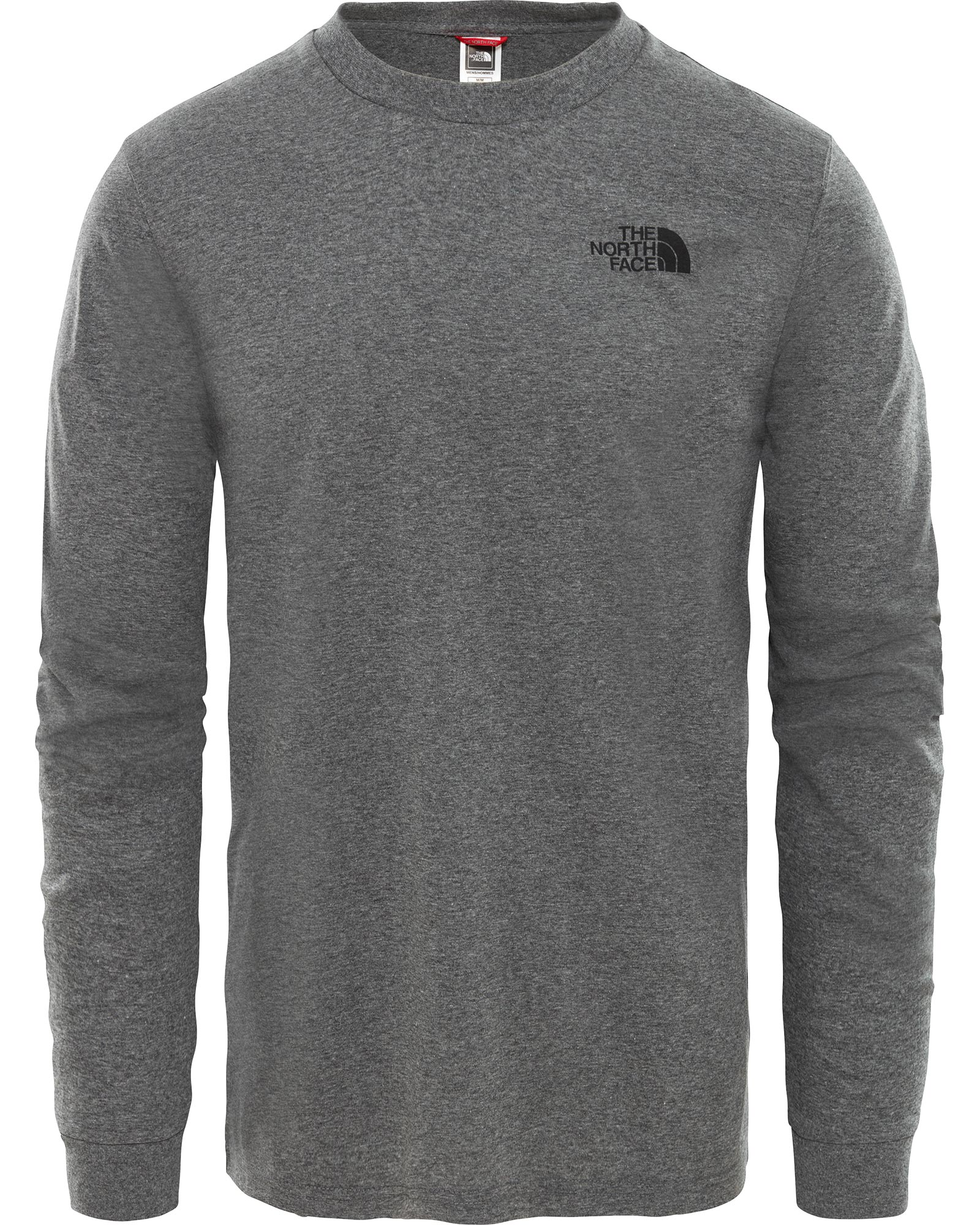 The North Face Simple Dome Men’s Long Sleeve T Shirt - TNF Medium Grey Heather XL